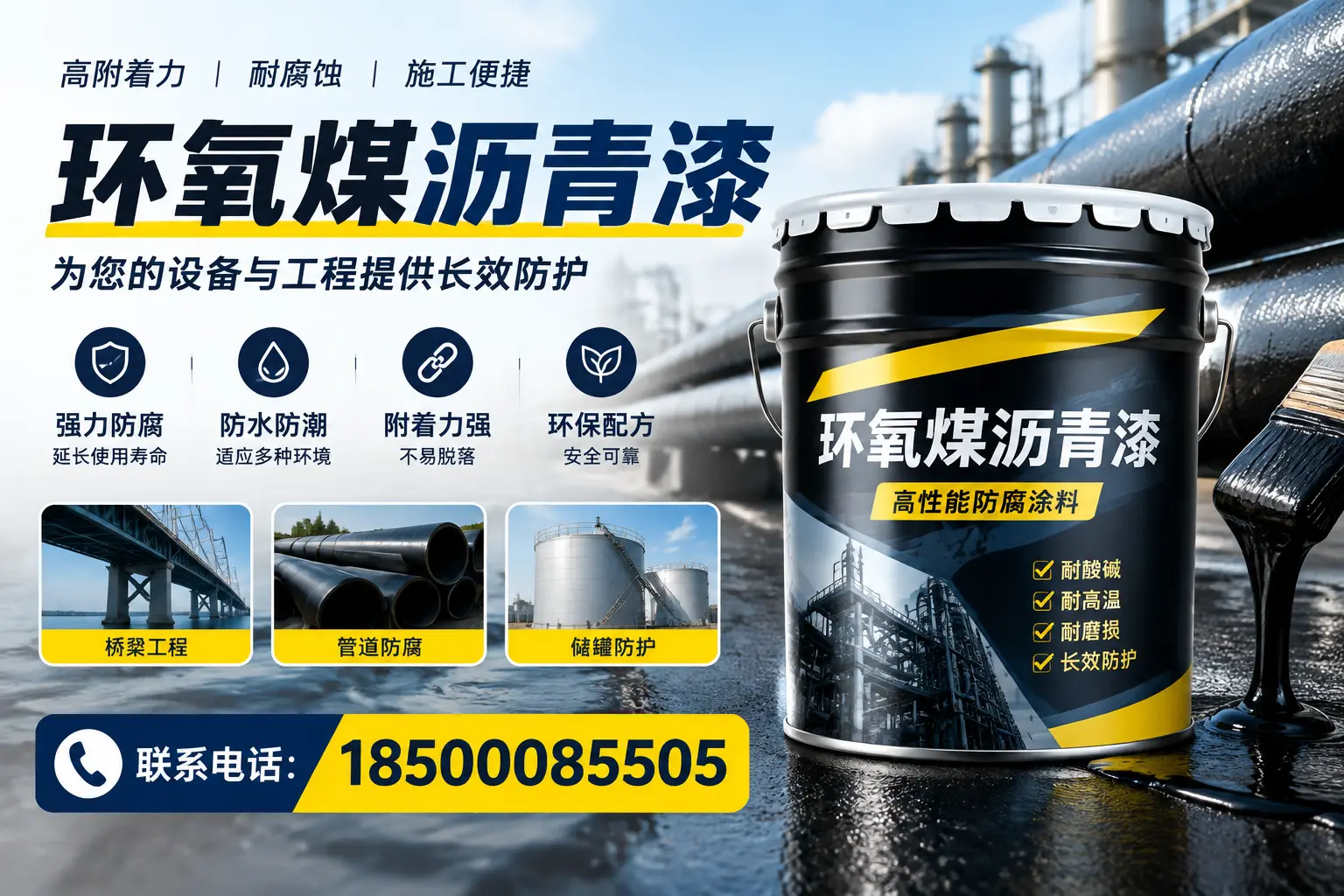 环氧煤沥青漆与其他涂料的对比分析，助力云浮企业决策